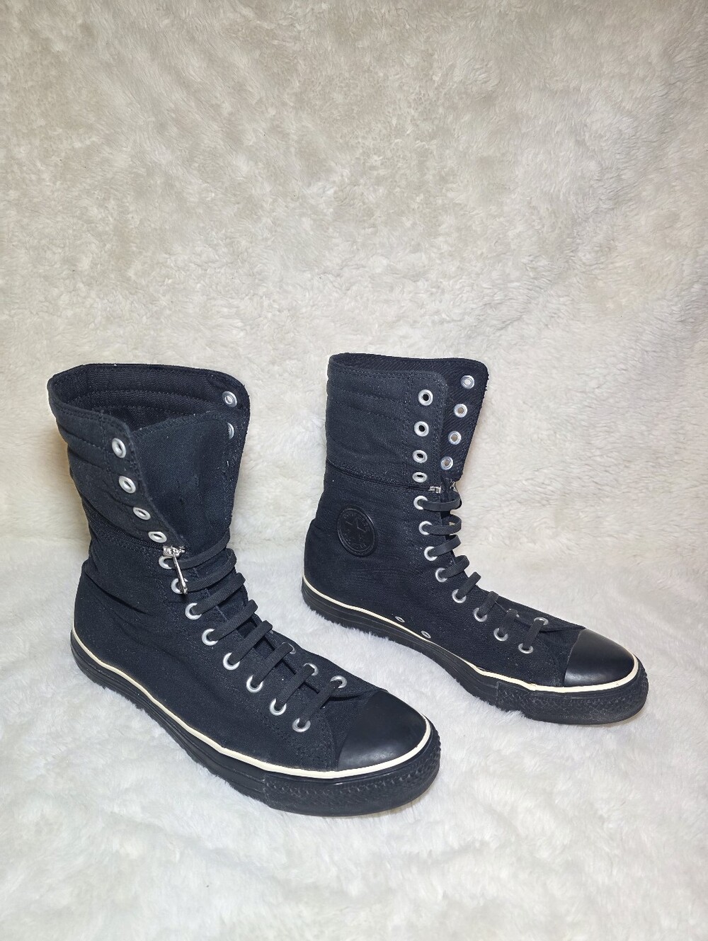 Rare Converse Chuck Taylor XX-Hi Convertible Zip-Off Boots Men 10 / Wmn 12 - Picture 3 of 12